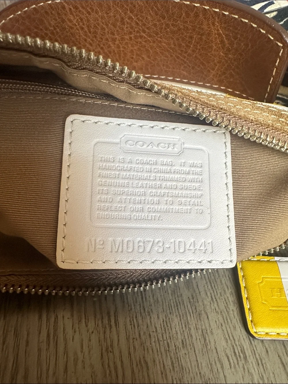 Coach Vintage Y2K Hamptons Hobo Patchwork Shoulder Bag Two Hangtags  Style 10441